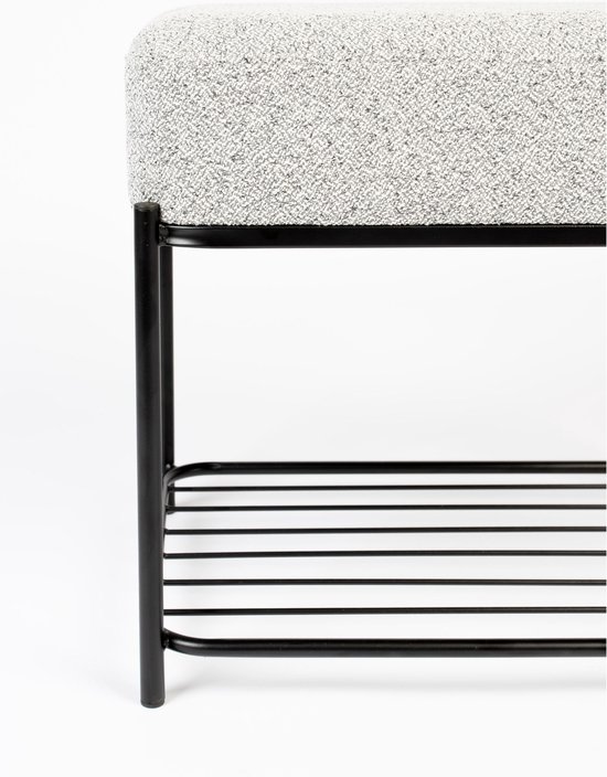 Tabouret Feliz Style de vie Milou - Carré - Grijs