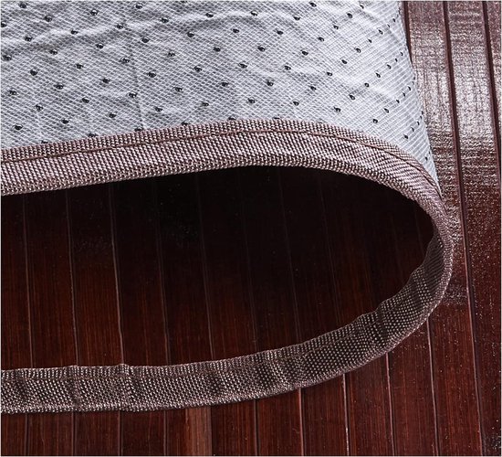 iDesign Antislip deurmat, waterafstotende bamboemat, grote loper van bamboe voor badkamer, keuken en hal, mokkabruin, 61 x 182 cm
