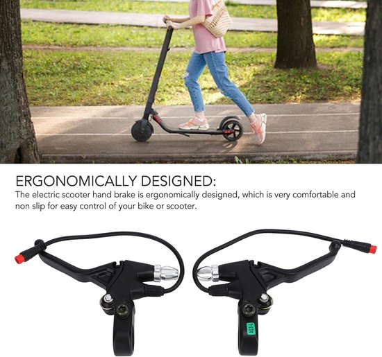 Freins De Vélo Électrique 1 Paire De Leviers De Frein De Vélo Électrique Poignée De Frein De Vélo Électrique - Sport