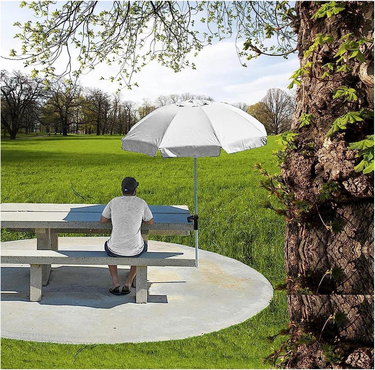 Paraplu Klembeugel voor buiten, verstelbare terrasparapluhouder voor