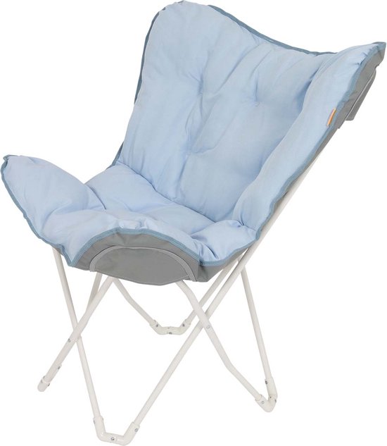 Bo-Camp - Pastel - Vlinderstoel - Murat - Blauw van Bo-Camp — afbeelding 2