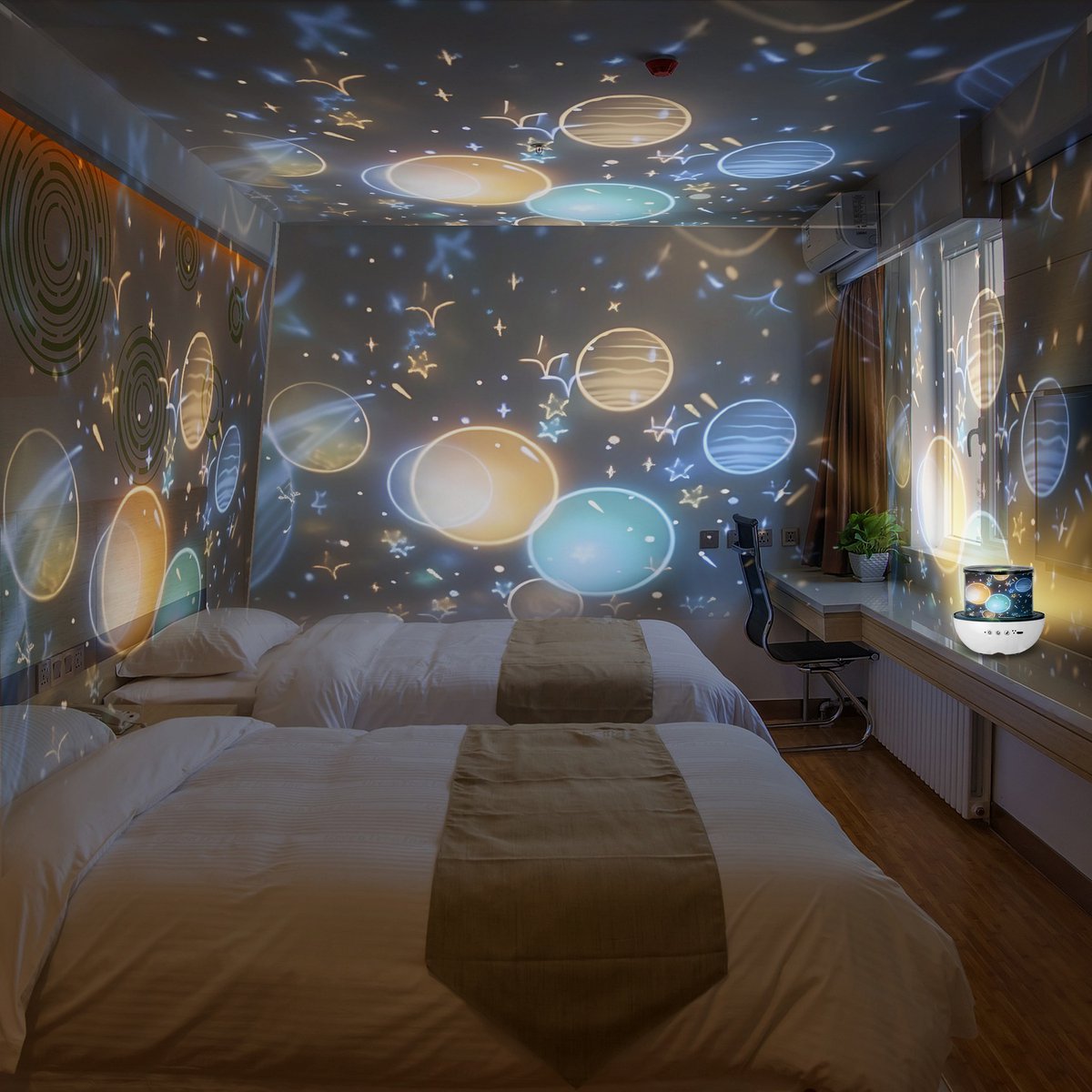 Sterren Projector – Sterrenhemel – Sterrenprojector – Star Projector – Sky Projector – Sterren Lamp – Nachtlampje Kinderen – Slaaptrainer – Night Light – ABS – foto 5