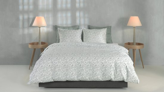 Zohome Ramoscello Dekbedovertrek - 100% Katoen-Perkal - 240x220 - Groen van Zohome — afbeelding 5