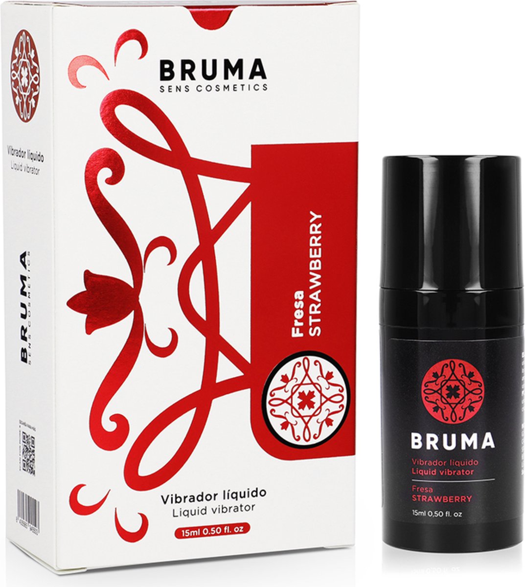 Goedkoopste BRUMA - LIQUID VIBRATOR ULTRA SLIDING STRAWBERRY 15 ML | STIMULEREND MIDDEL | GLIJMIDDEL