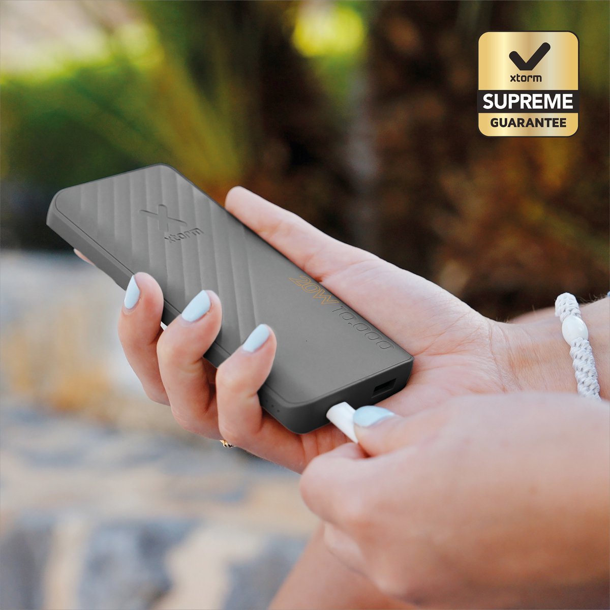 Xtorm Supercharge Powerbank 10000 mAh 20W Zwart - afbeelding 2