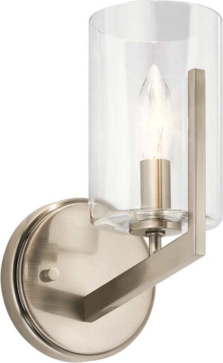 Kichler LED Wandlamp Nye | 1X E14 Max 40W | Classic Pewter