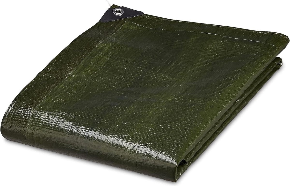 Afdekzeil 140g m² 3 x 4 m Waterdicht en scheurbestendig Tuinzeildoek groen transparent tarp