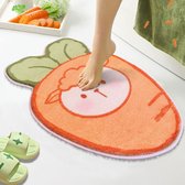 Tapis, Tapis de sol Citron, Tapis, Tapis, Enfant - Chambre d'enfant-Salle de bain - Badmat-Lavable - Antidérapant-50*80cm-Carotte