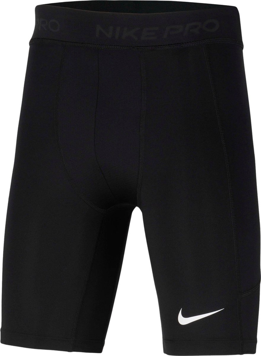 Nike Pro Dri-FIT Short Jongens Zwart