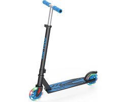 foto van RideoVOLO Luxe Kinderstep - Aluminium Step - Lichtgevende wielen - Zwart