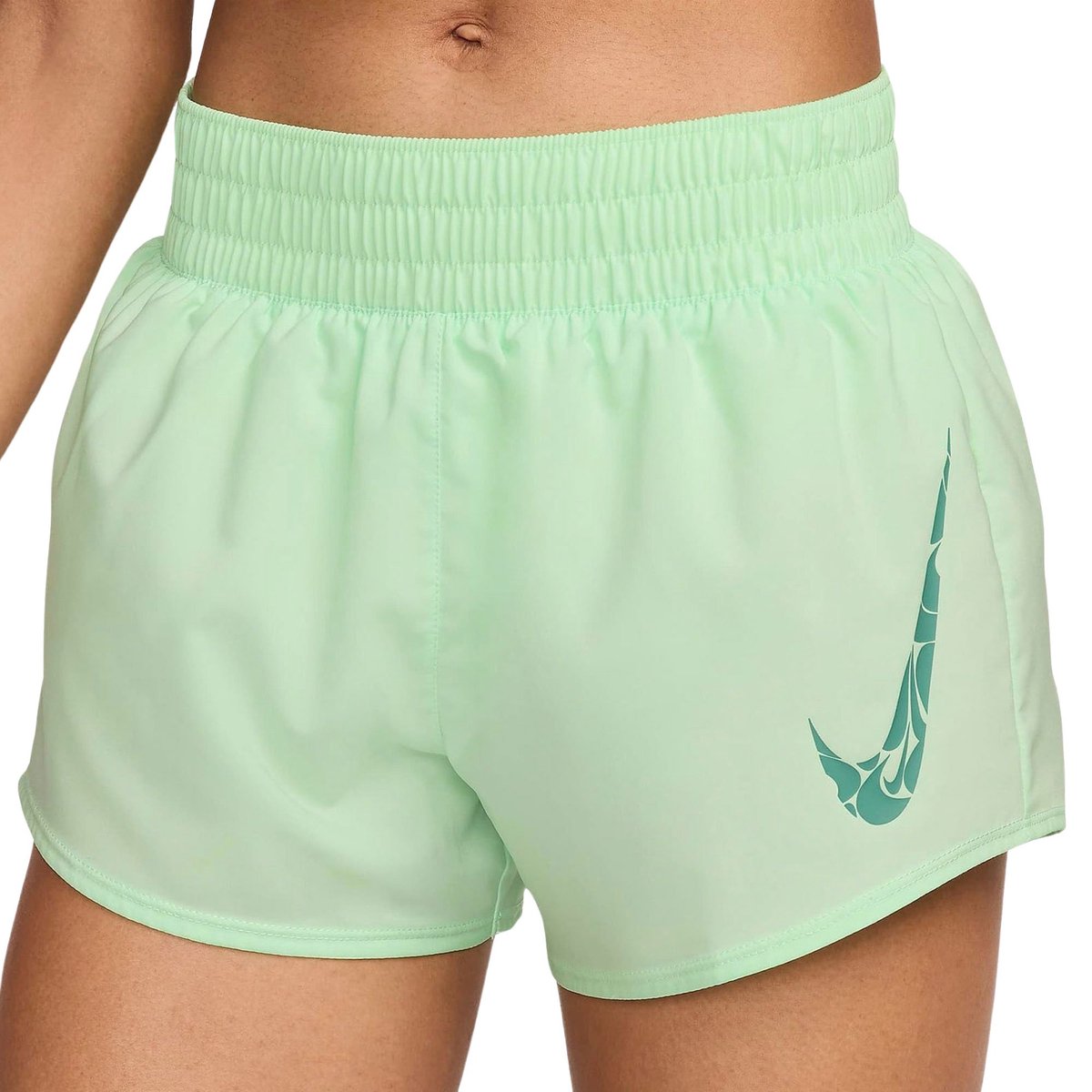 Nike Dri-Fit One Swoosh Sportbroek Vrouwen Lichtgroen