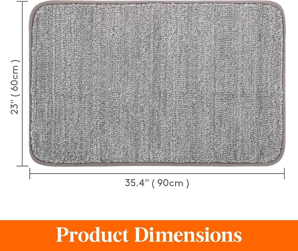 Homaxy Deurmat voor binnen, 60 x 90 cm, machinewasbare vloermat, antislip, vuilvangmat, vuilvangmat, deurmat met waterabsorberend voor hond, entree, huisdeur, hal, bruin Homaxy Deurmat voor binnen, 60 x 90 cm, machinewasbare vloermat, antislip, vuilvangmat, vuilvangmat, deurmat met waterabsorberend voor hond, entree, huisdeur, hal, bruin