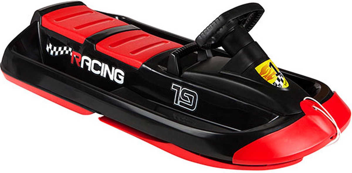 Hamax SnoRacing Sneeuwracer Zwart, Rood Polyethyleen