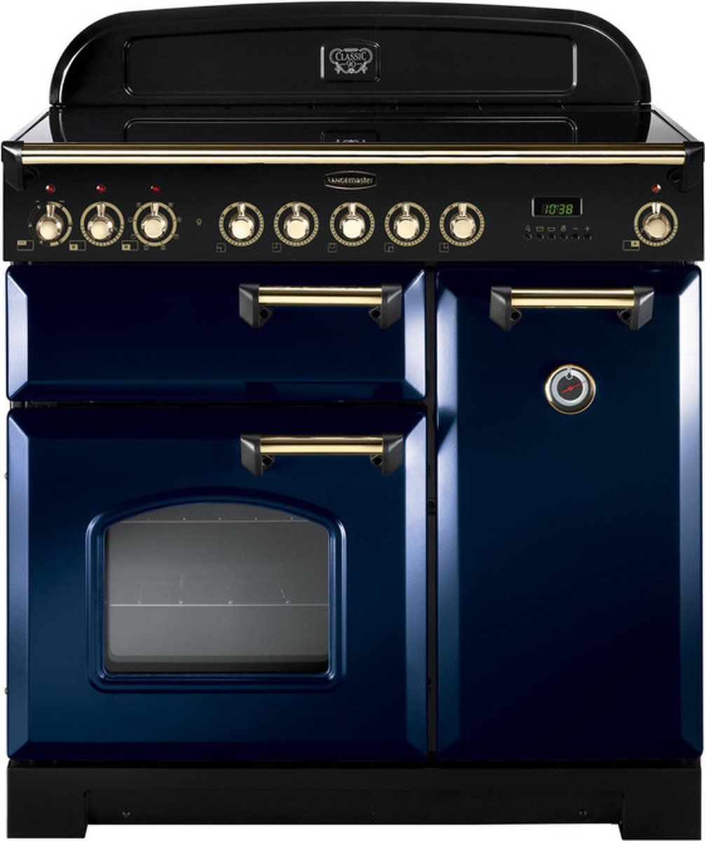 Rangemaster Classic Deluxe 90 Ceramic Range-fornuis Electrisch Keramisch Blauw