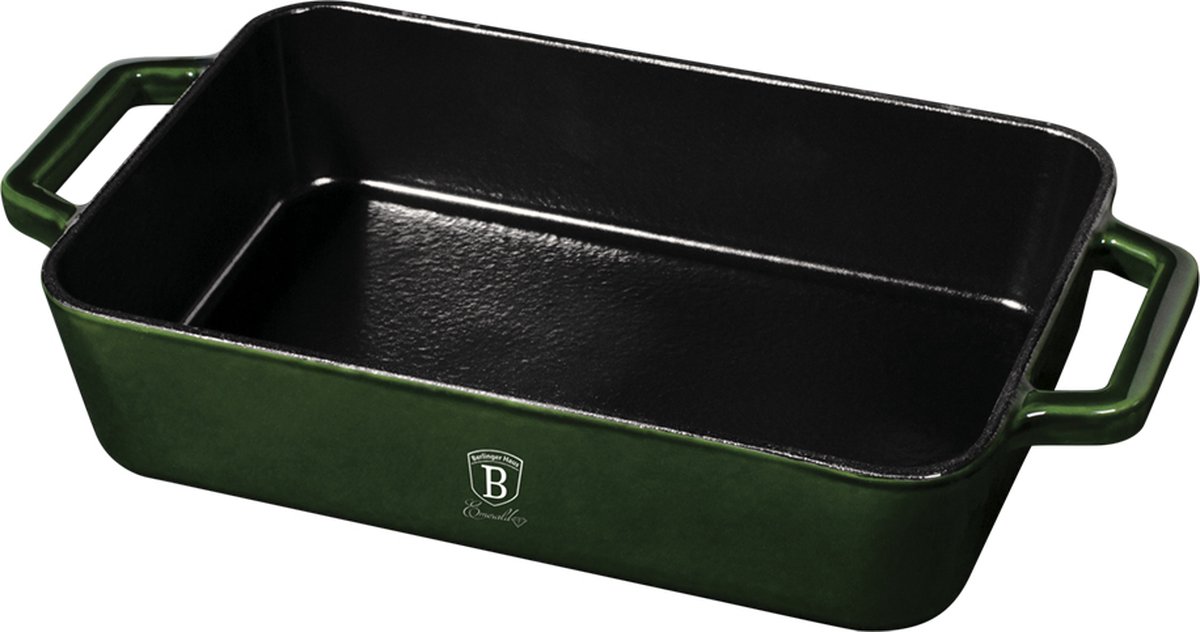 Berlinger Haus Strong Mold Serie - Gietijzeren Braadpan - 3L - Groen - Ceramische Coating