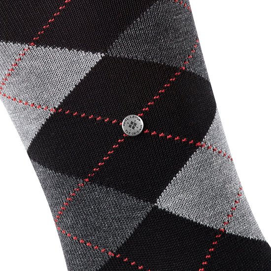 Burlington - Chaussette Manchester Longue Zwart 3000 - Taille 40-46 -