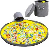Multifunctioneel Opbergkleed Voor Lego - Speelgoed Organizer - Speelmat - opbergmand voor Kinderen - Geel - Lego Mat