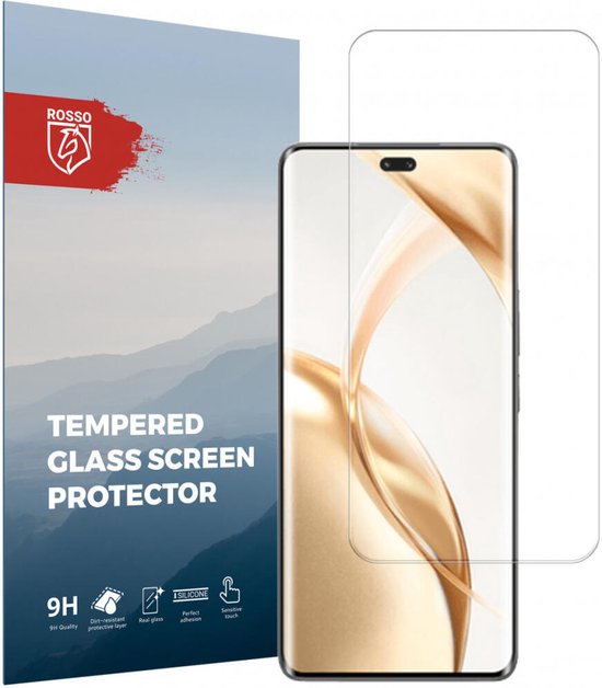Protecteur d'écran Rosso adapté à Honor 200 Pro | Verre trempé 9H | Lame de verre | Couche protectrice | Verre de protection | Dureté 9H