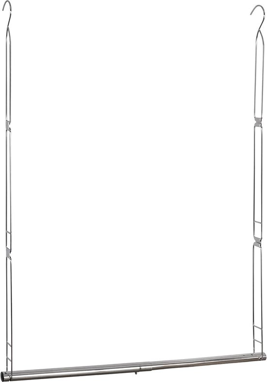 Uitbreidbare uittrekbare kledinghanger railrek-30-80 cm