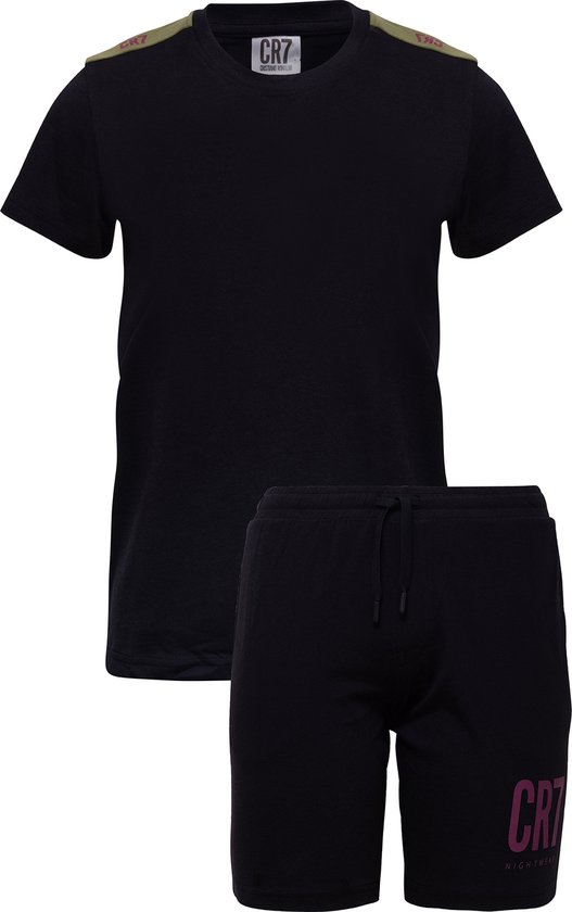 CR7 Short de pyjama Zwart 100% coton 110-116