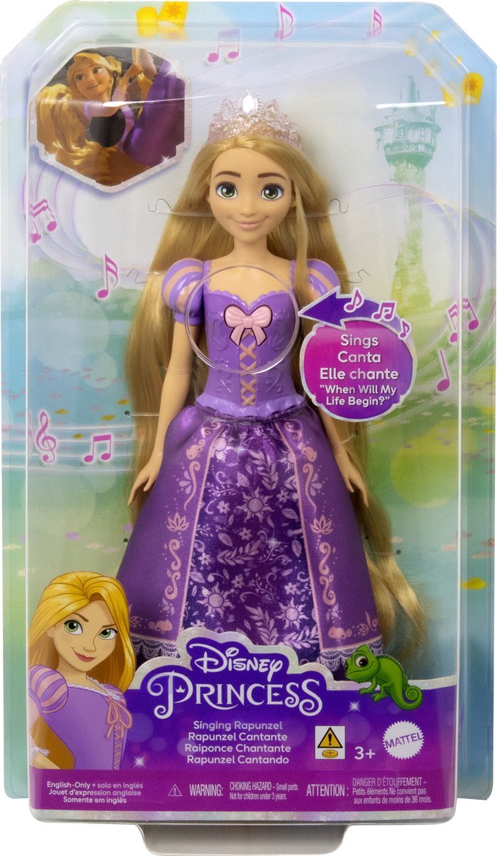 DISNEY RAPUNZEL SINGING DOLL - Zingende Pop - Repelsteeltje — afbeelding 2