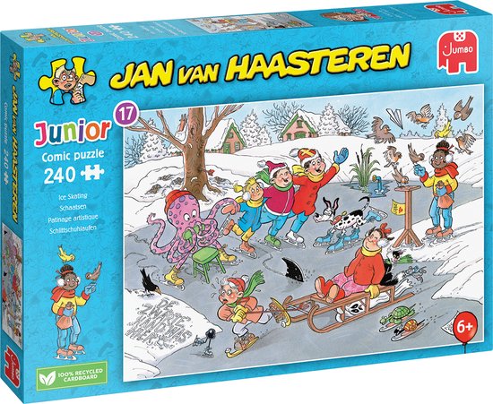 Jan van Haasteren Junior - Schaatsen - 240 Stukjes puzzel | bol