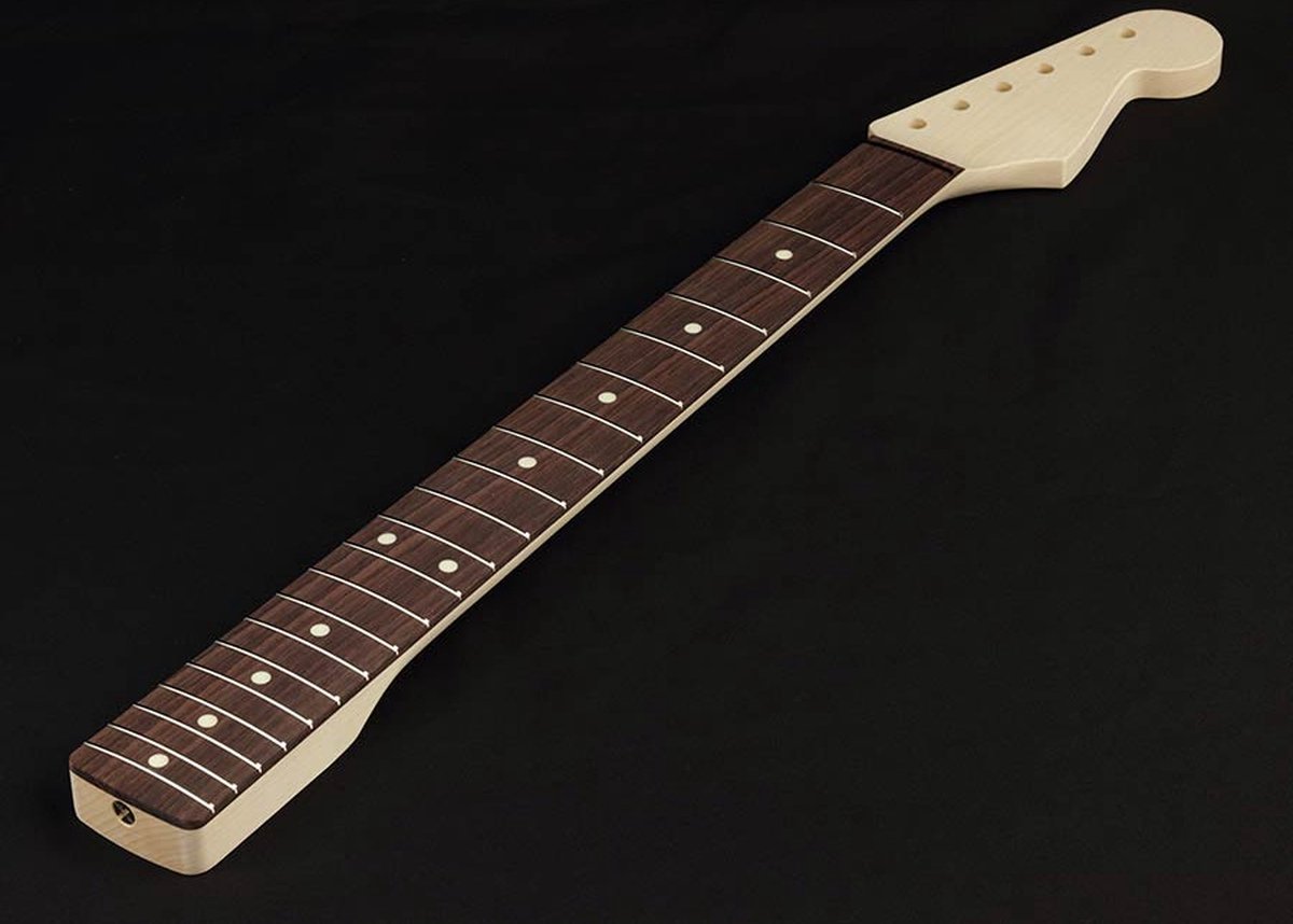 Allparts SRO62 – Stratocaster® hals, veneer palissander, 7,25 radius, tall frets