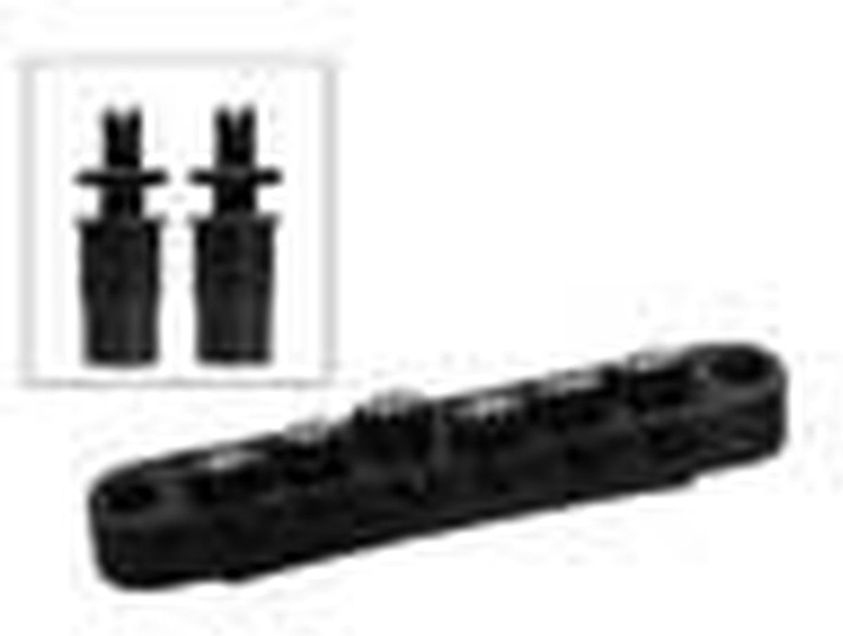 Boston B-205-B Roller Bridge voor E-gitaar - Zwart