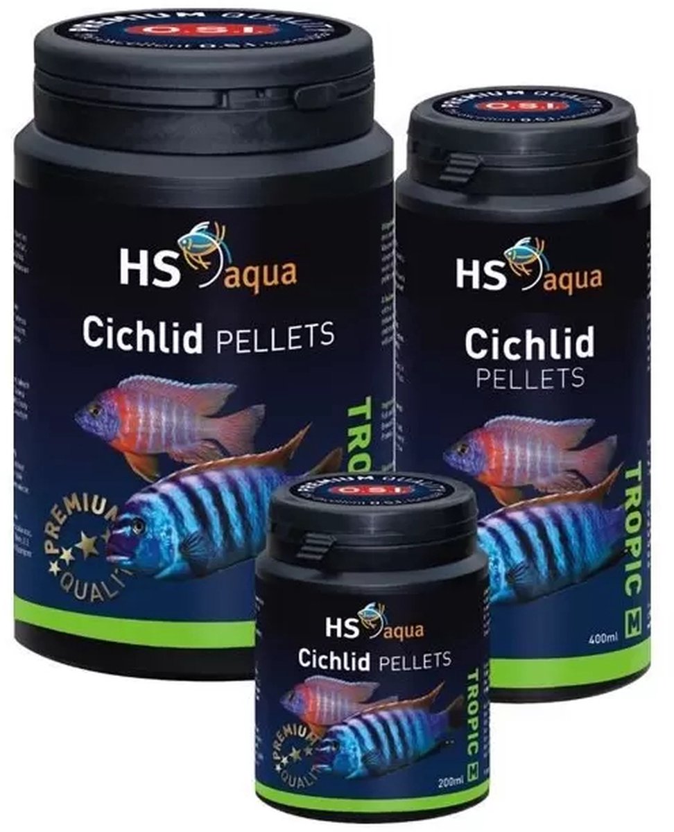 HS Aqua Cichlid Pellets M 400ML