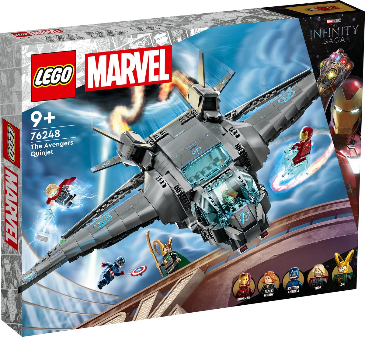 LEGO Marvel Super Heroes Marvel 76248 Le Quinjet des Avengers bol