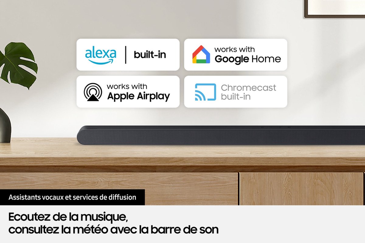 Afbeelding 3 van Soundbar - Samsung - HW-S810D - 3.1.2Ch - Dolby Atmos - Draadloze subwoofer