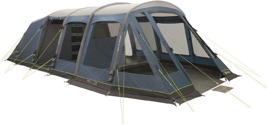Benson Scheerlijnen/tent haringen touw met gatspanners - set 8x stuks - glow in the dark - 3 meter - voor kamperen - fluor groen van Benson — afbeelding 3