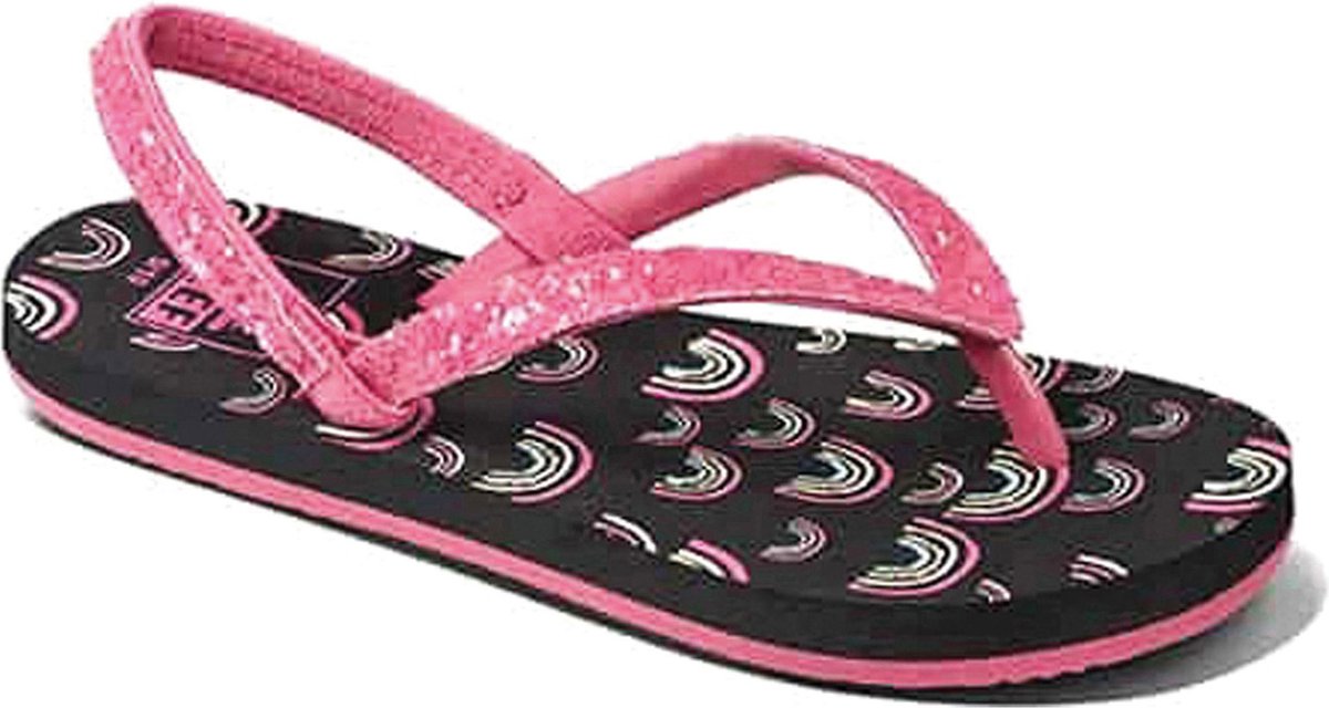 Reef Little Stargazer Prints Teenslippers Junior Zwart
