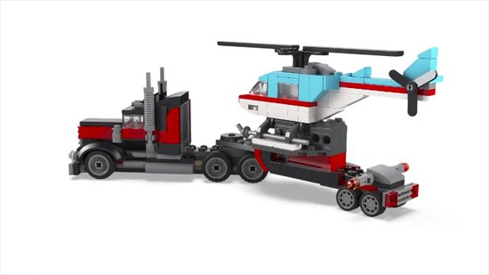 LEGO Creator 3in1 Truck avec hélicoptère - 31146