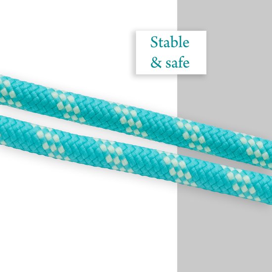 Chaîne de téléphone portable Cadorabo adaptée au Samsung Galaxy Tab 2 (10.1 Zoll) en VERT - JAUNE avec cordon de sangle réglable à accrocher autour du cou