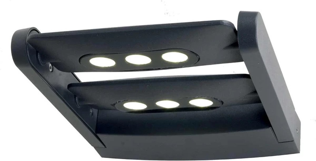Elstead Lighting LED Wand Buitenlamp Sigmund | 3W 3000K 1210Lm 830 | Graphite