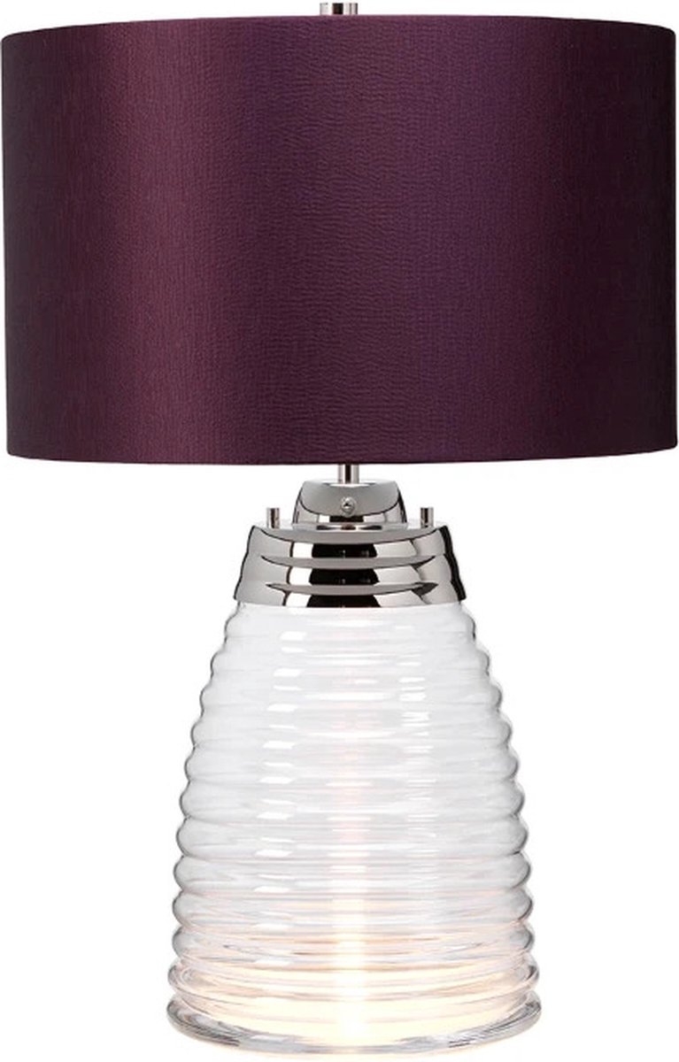 Quintiesse LED Tafellamp Milne | E27 60W 3000K 620Lm 830 | Polished Nickel