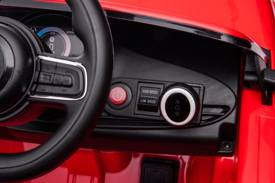 Eco Toys Rose Electrique Fiat 500 Voiture Enfant 705