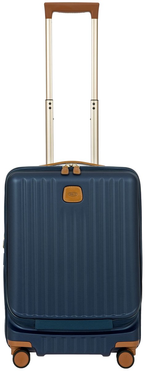 BRIC'S met laptopvak Capri Cabin Trolley Organizer 55 cm / 45 - 52 L Expandable Blue Donkerblauw