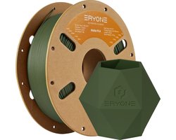 Eryone - Matte PLA - Olive Green - Filament - 1.75mm 1Kg - Voor 3D Printer en 3D Pen - Olijfgroen