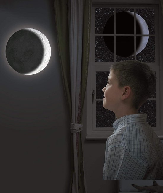My Very Own Moon Nightlight - LED Moon Lamp for Kids - 11.02 x 3.15 x 13.39 inches van my — afbeelding 3