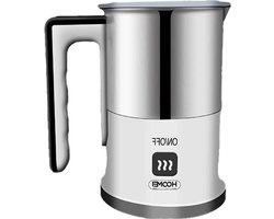 Elektrische melkopschuimer 550 W 250 ml - opschuimer voor cappuccino - café macchiato - cappuccinator - aluminium material - 360 graden draaibare basis