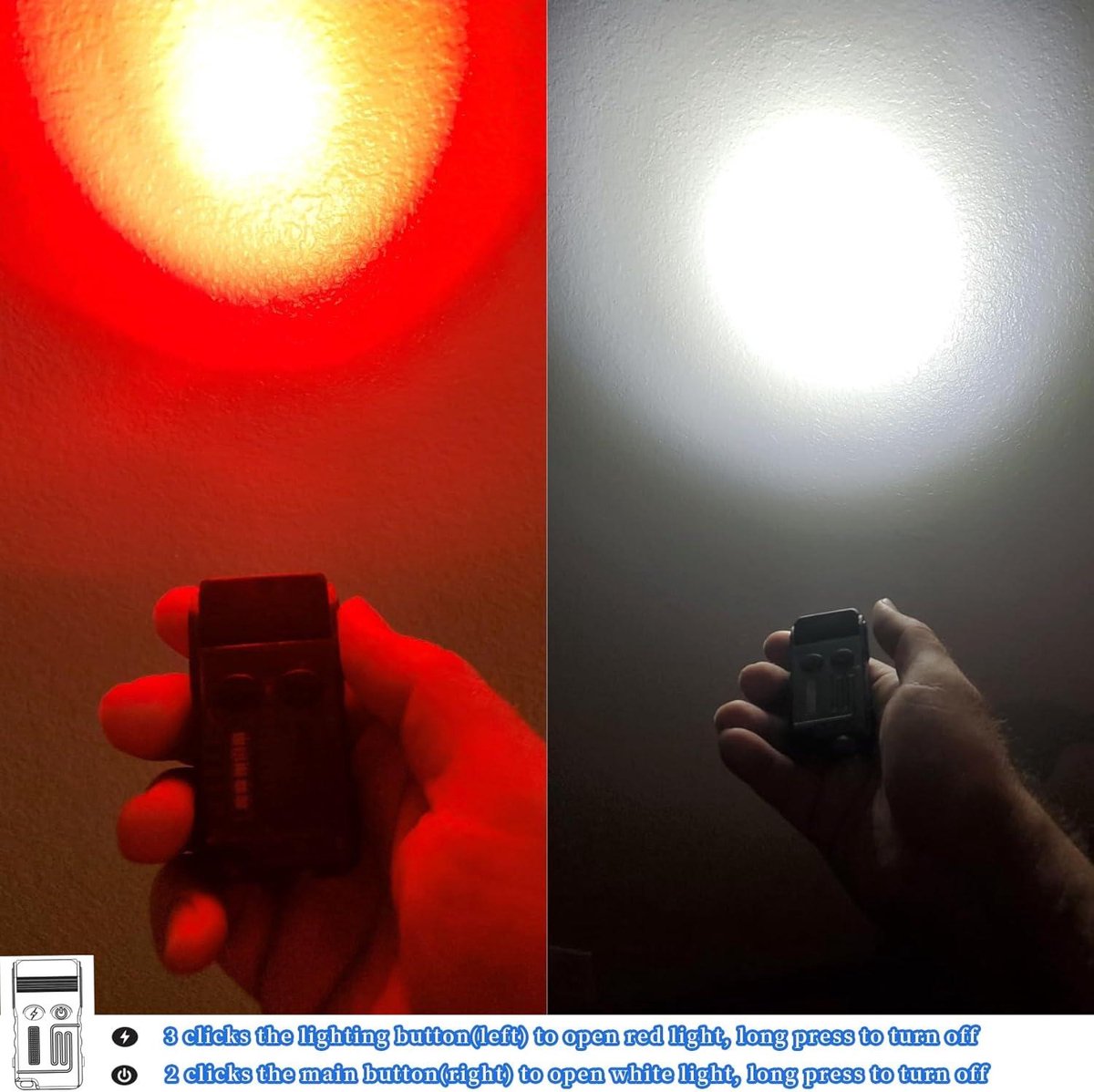 LED Zaklamp - Handlamp | Oplaadbaar | 400 Lumen | 6500K