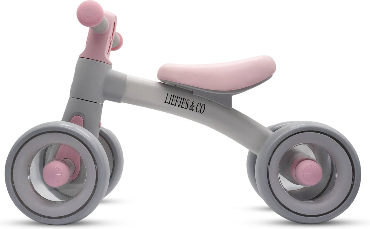 Liefjes & Co Loopfiets / Driewieler vanaf 1 Jaar Baby Roze — afbeelding 5