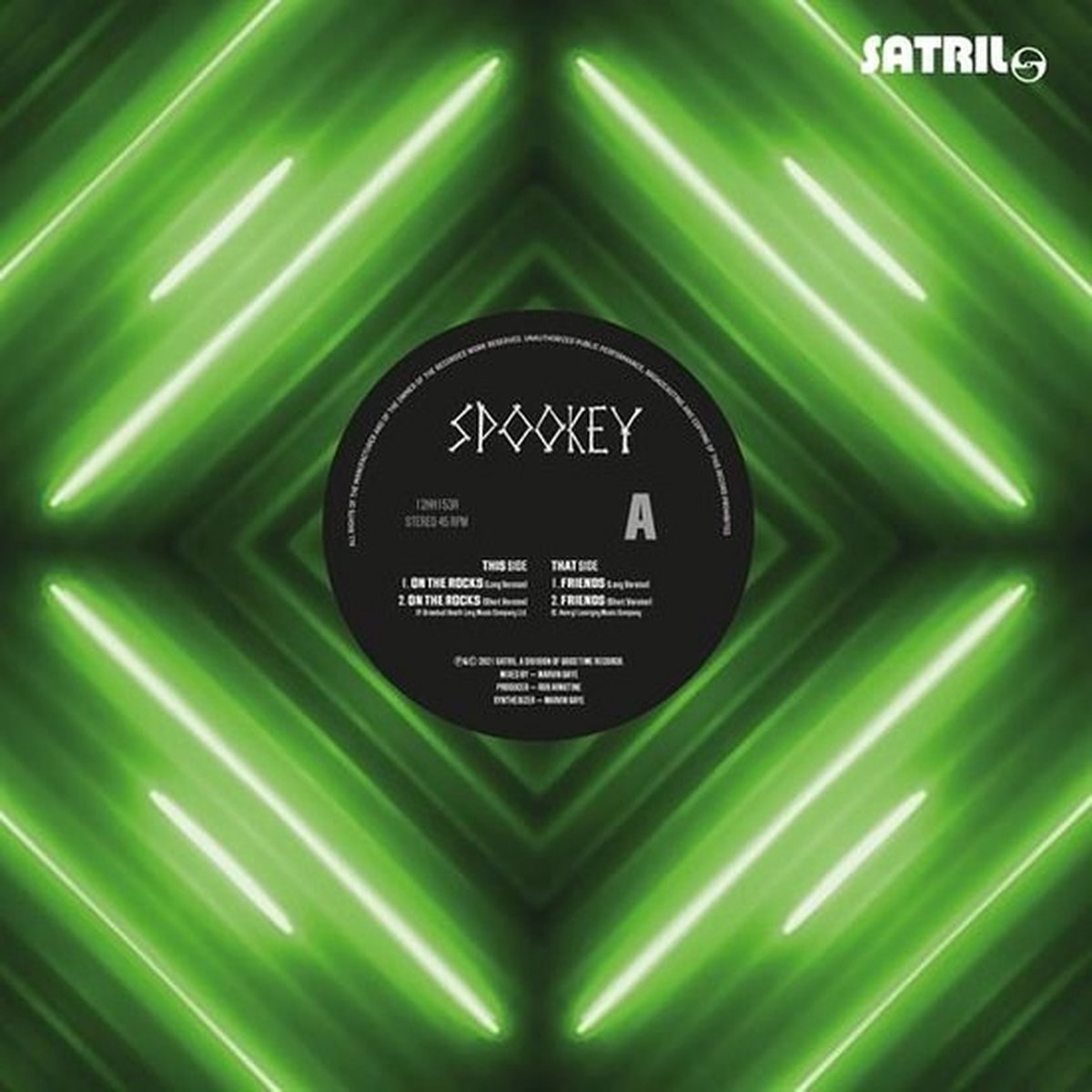 Spookey - On The Rocks / Friends (12" Single) (Limited Edition) (Coloured Vinyl)