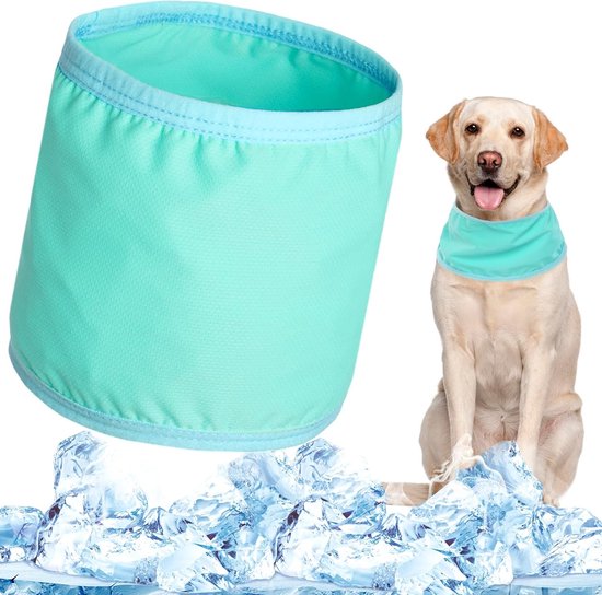 Koelband hond - koelhalsband hond - Koelbandana hond - Koelband - Coolband hond - Coolband - Verkoelende hondenhalsband - Verkoelende honden halsband - Koelhalsband voor hond - Maat L