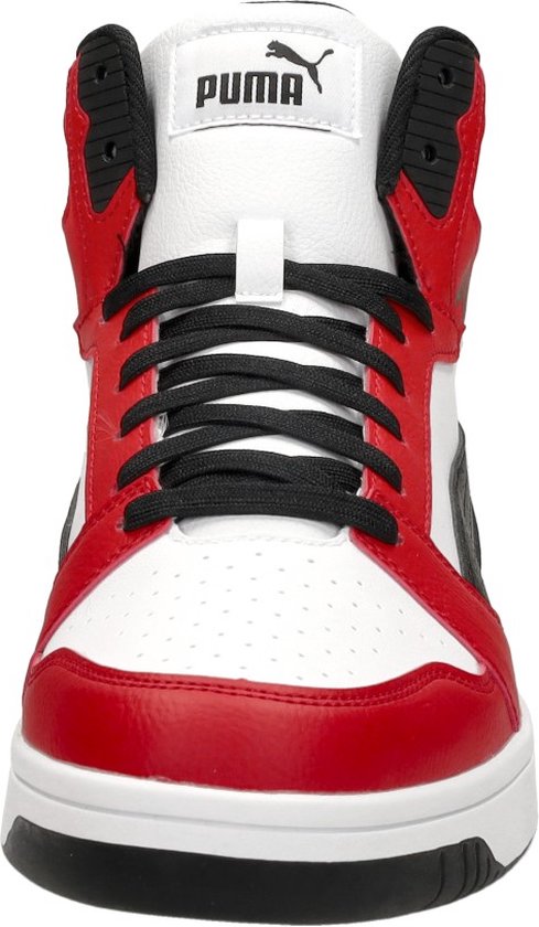 Red Rbamble Rifbound PUMA Rebound v6 Unisex Sneakers - PUMA White-PUMA Black-For All Time ...