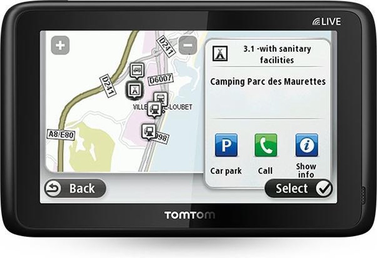 verontschuldigen eigendom galop TomTom GO LIVE Camper & Caravan navigator 12,7 cm (5") Touchscreen  Handheld/Fixed... | bol.com