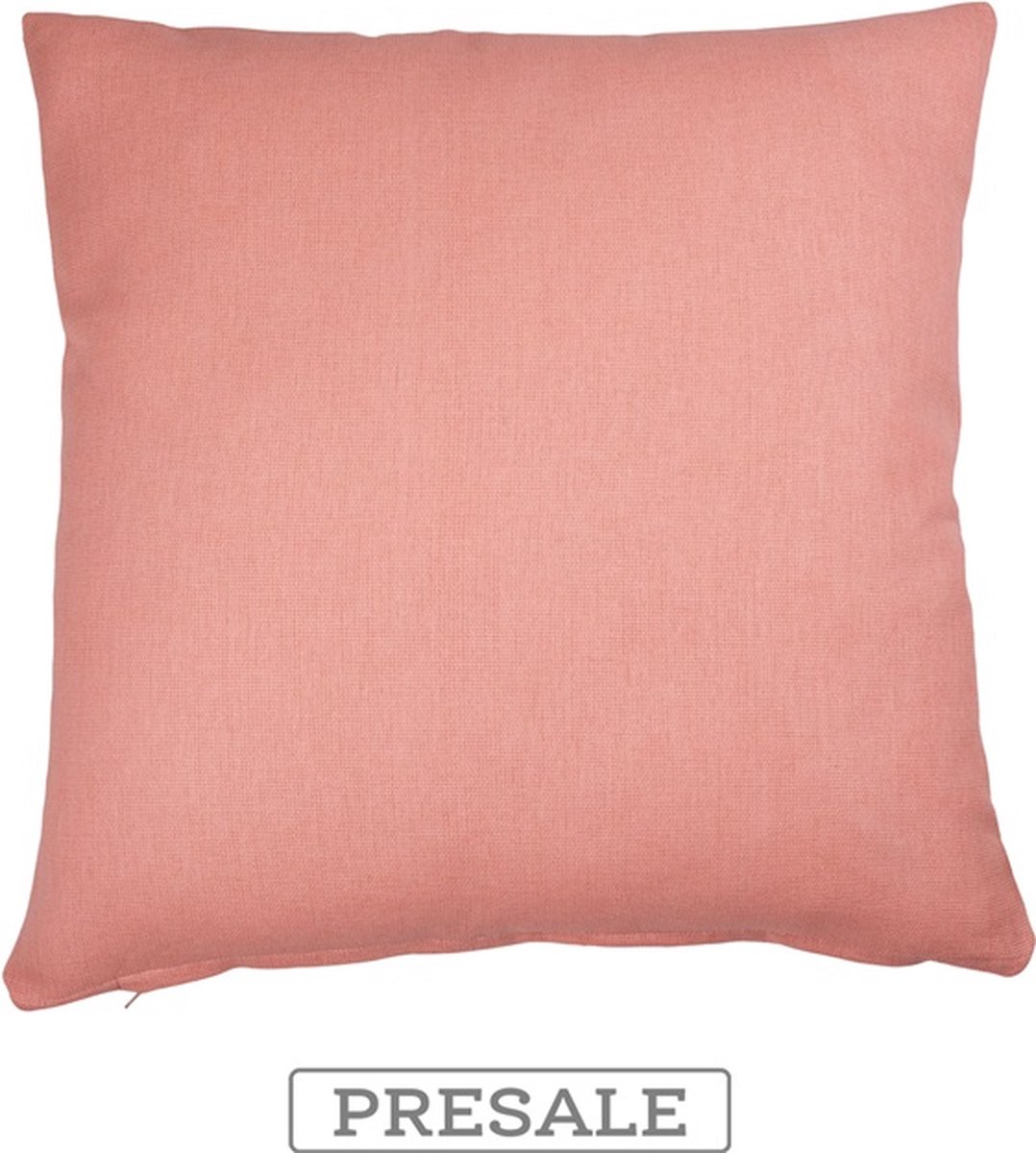Linen & More Lima Rose Roze Kussen | 45 X 45 | Sierkussen Voor Woonkamer Of Slaapkamer