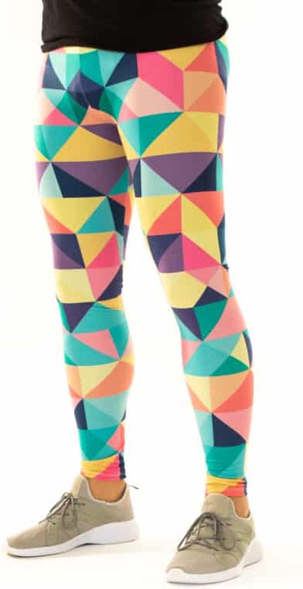 Leggings Festival - 2 jambes trois coins - Tissu extensible doux